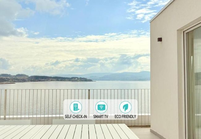 Apartment in Sanxenxo - Blue Ocean Deluxe Terrace Rooftop 