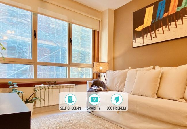 Apartment in A Coruña ciudad - Orzan Beach Surf Apartment 